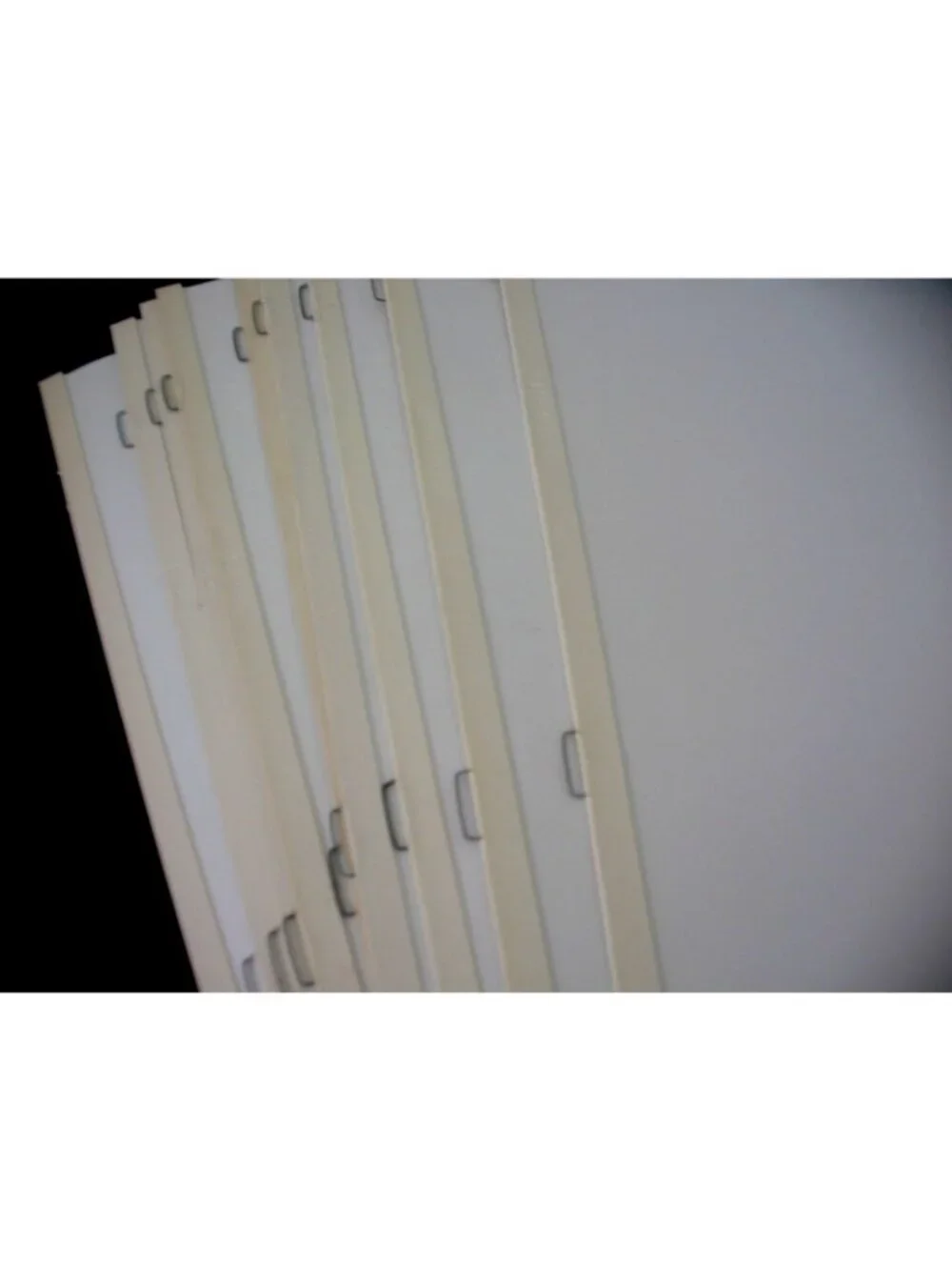 Large Lot Loose Creative Memories 12x15 White Scrapbook Pages
